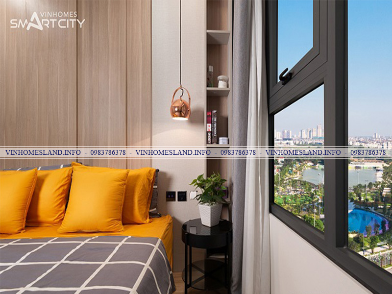 Thiết kế phòng ngủ căn hộ chung cư Dự án Vinhomes Smart City 