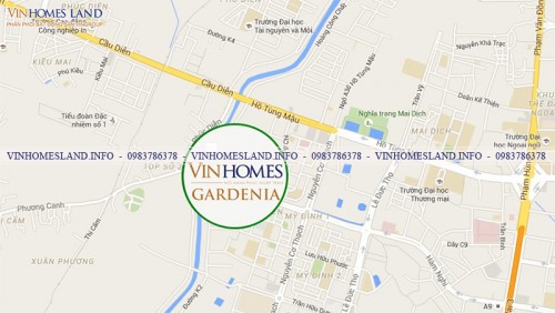 vinhomes gardenia hàm nghi địa chỉ